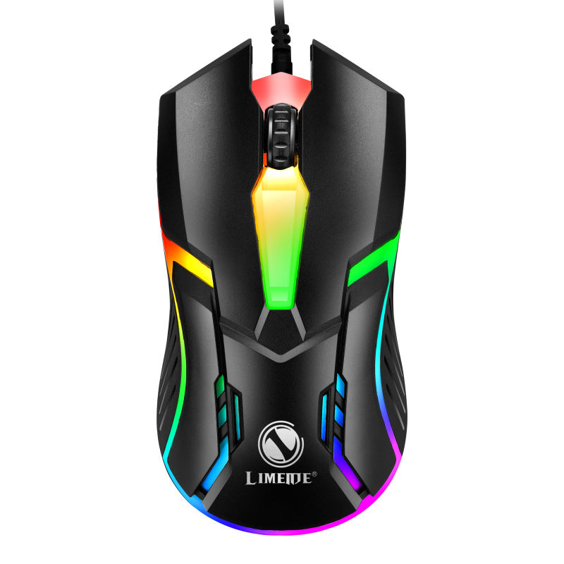 "Li Mei S1 Wired Backlit USB Gaming Mouse for Laptops"