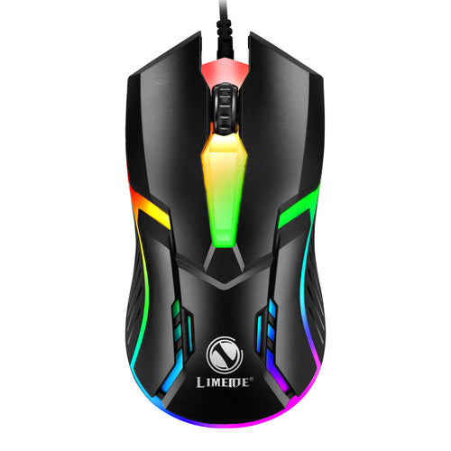 "Li Mei S1 Wired Backlit USB Gaming Mouse for Laptops"