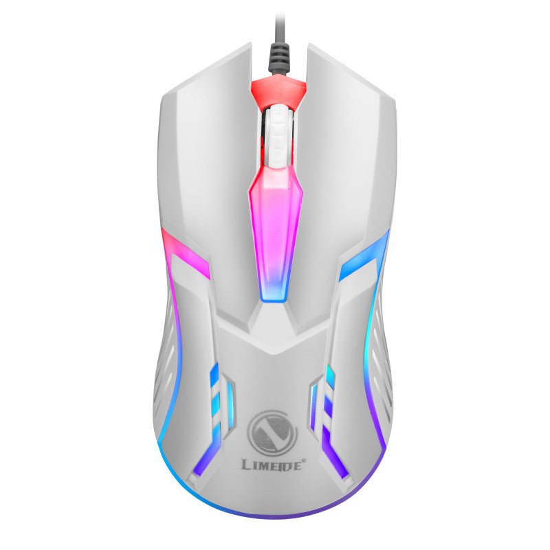 "Li Mei S1 Wired Backlit USB Gaming Mouse for Laptops"
